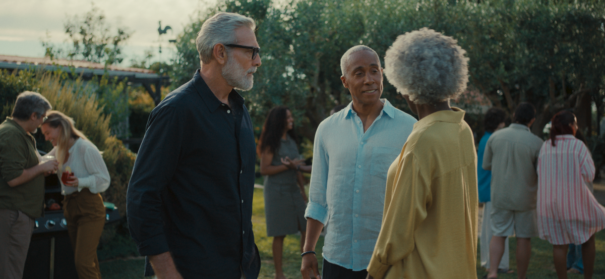 The Nuance Audio glasses in use at a family gathering