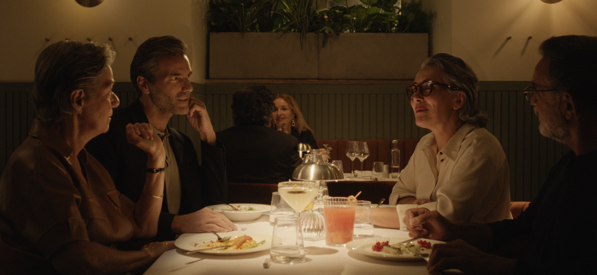 The Nuance Audio glasses in use at a restaurant